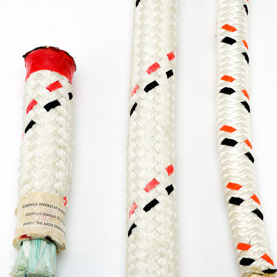 64 mm UHMWPE corda de amarre marinha coberta de poliéster duplo trançado