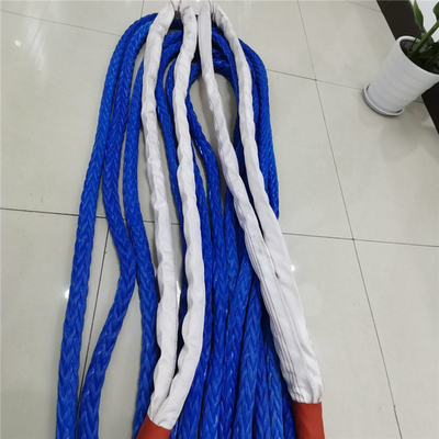 8/12 Filamento de corda Uhmwpe para linha de amarre marinha leve revestimento anti-UV de alta resistência à ruptura