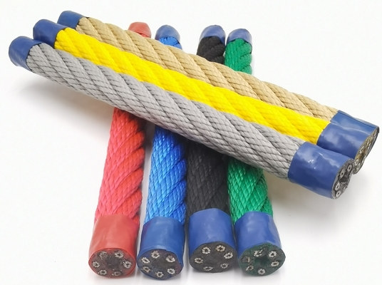 Resistência UV 16mmx500m PP Multifilament Combination Wire Rope Made in China