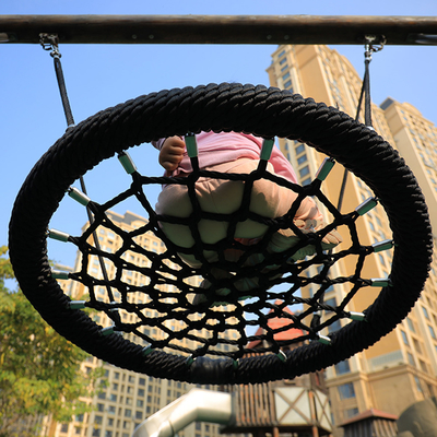 Red/blue Color Color Bird Nest Swing Commercial Swing Net Para Jogos de Crianças