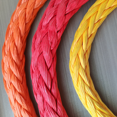 Carga pesada 44mm 96mm 100% 12 Strand Uhmwpe Fibra sintética