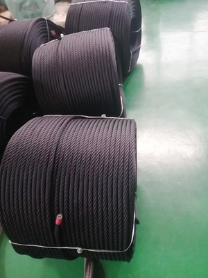 6 fios 16 mm corda de combinação de PP para o parque de diversões de corda ao ar livre durável