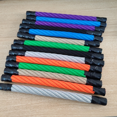 6 fios 16 mm corda de combinação de PP para o parque de diversões de corda ao ar livre durável