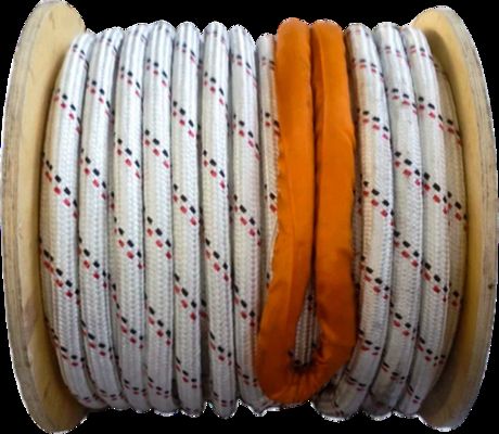 Cabo de reboque marítimo de UHMWPE trançado duplo de 32mm