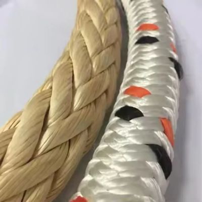 Cabo de reboque marítimo de UHMWPE trançado duplo de 32mm