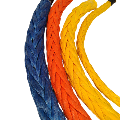 Cabo de amarração marítimo UHMWPE de 16mm e 12 fios, 220m, carga pesada