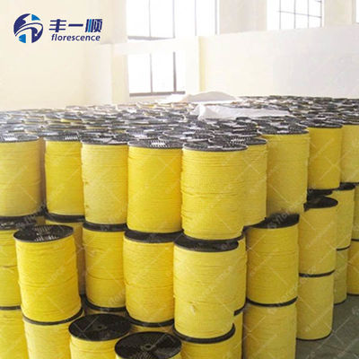 Gráfico de alta resistência à tração PE colorido 3 fios de polietileno corda torcida