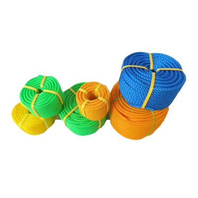 Hot Sale 2mm - 8mm 3 Strand 4 Strand PE Fishing Rope High Strength Twist Construction For Marine
