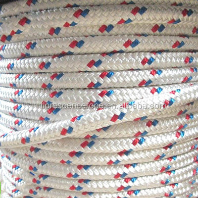 High Strength Double Braided Polyester Rope 10mm UV Resistant for Marine Use