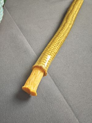 Capa de poliéster trançada dupla com núcleo de corda UHMWPE de 12 fios para amarração e ancoragem de barcos, com tamanho personalizado de 4mm-60mm