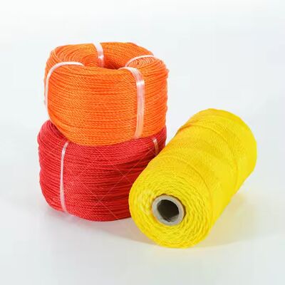 3 fios de corda PE com design de dobradiça em cores de alta visibilidade para embalagens resistentes às intempéries