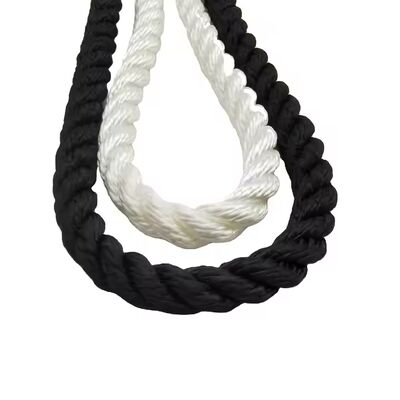 Custom High Quality Strong Strength 16-18 mm 8 Strand Polyester Rope para Amarração Marinha