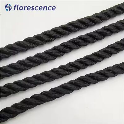 Custom High Quality Strong Strength 16-18 mm 8 Strand Polyester Rope para Amarração Marinha