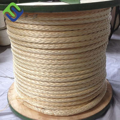 12 a costa de grande resistência Uhmwpe trançou o cabo Tow Mooring Rope For Shipyard