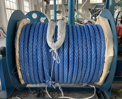 12 a costa de grande resistência Uhmwpe trançou o cabo Tow Mooring Rope For Shipyard