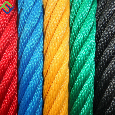 Carga de quebra alta exterior líquida de escalada 40KN da corda 16mm do campo de jogos de nylon