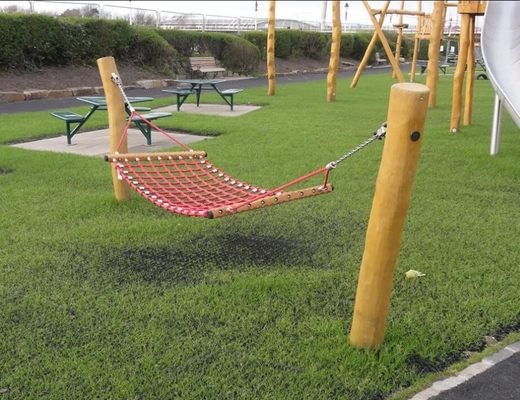 O ninho exterior da rede do campo de jogos balança a cor personalizada 1.5x0.8m