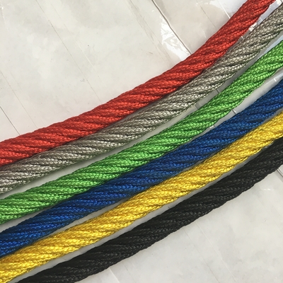 Corda de escalada da combinação do poliéster das redes 16mm do anti campo de jogos UV