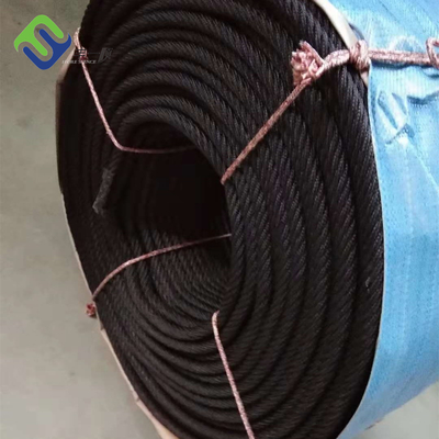Torção 16mm corda da combinação do poliéster de 4 costas para a rede de balanço