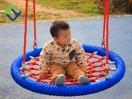 a Web de aranha exterior do ninho de 100cm balança circularmente o balanço personalizado para o campo de jogos