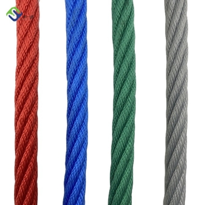Multi corda 16mm da combinação do núcleo do fio de aço do polipropileno da costa da cor 6