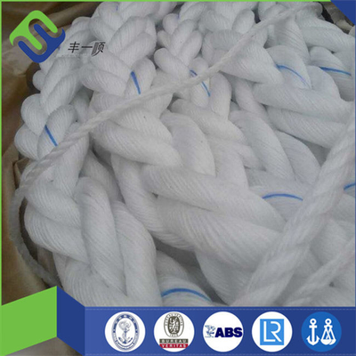 60mm corda Marine Hawser Yacht Mooring Lines da trança de 8 costas para o navio