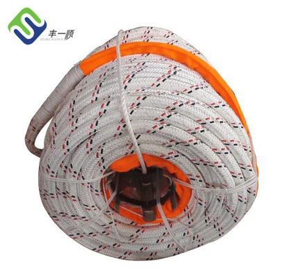 Elevação trançada da corda da costa de UHMWPE Marine Tow 12 que quebra 24mm - 96mm