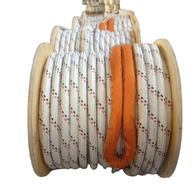 O dobro da fibra de poliéster trançou o reboque da corda de UHMWPE que pesca com arrastão a costa 12
