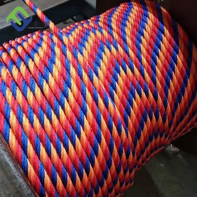 Corda UV alta da combinação do polipropileno da resistência 16mm para a rede de escalada