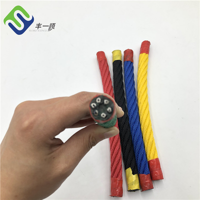 Corda UV alta da combinação do polipropileno da resistência 16mm para a rede de escalada