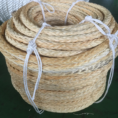 Marine Towing Rope poderosa 12 linhas de amarração da embarcação de Uhmwpe da costa