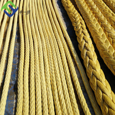 Resistente UV de flutuação da corda 40mmx300m UHMWPE dos espectros da costa do fuzileiro naval 12