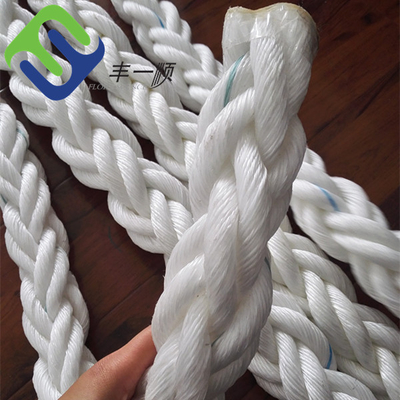 Amarrando os PP que flutuam a corda Marine White Color trançada 48mmx220m de 8 PP da costa