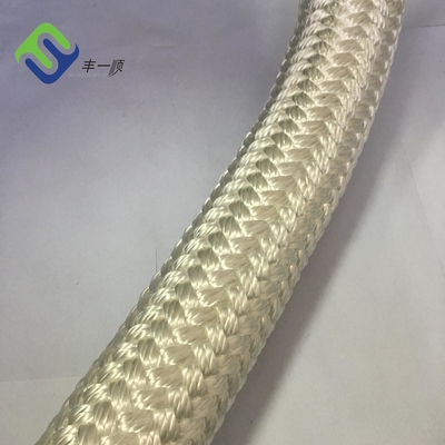 corda de nylon do iate da trança dobro de 30mm - de 200mm que flutua 2 polegadas Marine Rope