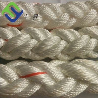 A costa do poliéster 8 dos bens 44mm trançou a embarcação do navio de Marine Mooring Rope For Towing