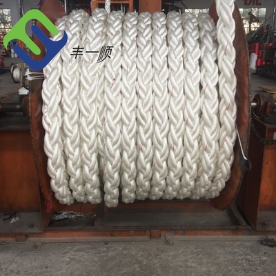 Certificado de nylon de 8 ABS da poliamida 100% Marine Mooring Hawser Rope With da costa