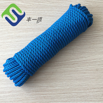 Corda de nylon torcida 3 costas de Marine Mooring Rope Sailing Yacht da poliamida