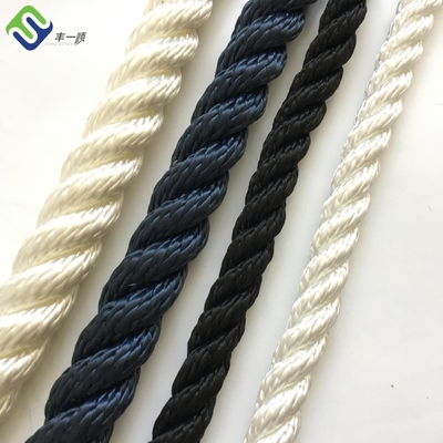 Multicolor 3 fios de nylon torcido Ship Mooring Rope Polyamide Barco de vela Yacht 4mm-60mm