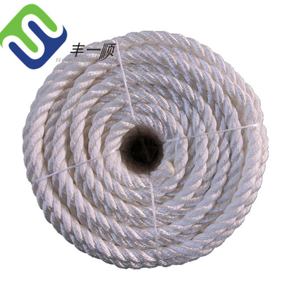 Costa de nylon da corda 3 da amarração da poliamida torcida para o navio do barco da doca da âncora