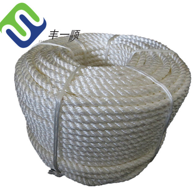 Choque de nylon sintético da corda de 3 costas resistente com tratamento UV