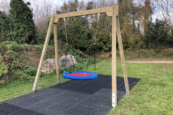 Dimensões personalizadas 100cm Rede de balanço Ninho de pássaro Balanço Para Jogos Para Crianças
