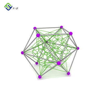 a Web líquida de escalada personalizada Diamond Shape TUV da corda do campo de jogos das crianças forneceu