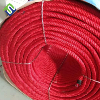Corda combinada de alta resistência à corrosão 6 fios PP 16 mm para estrutura de escalada