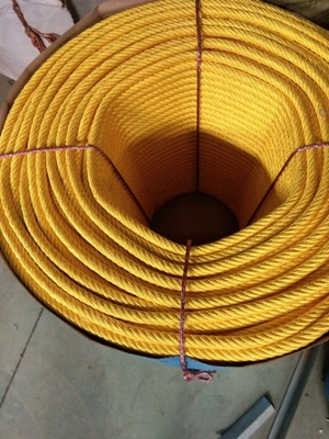 Corda torcida 4 ou 6 costas da combinação do núcleo do fio de aço do poliéster para o balanço da rede