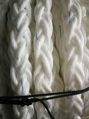 Cor branca da costa dos PP Marine Ship Mooring Rope 8 do polipropileno
