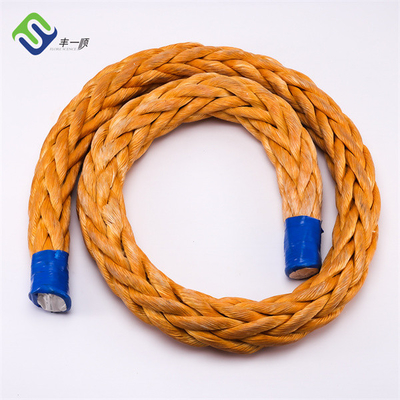 Spectra de alta resistência, corda UHMWPE sintética, 12 fios, diâmetro 32 mm