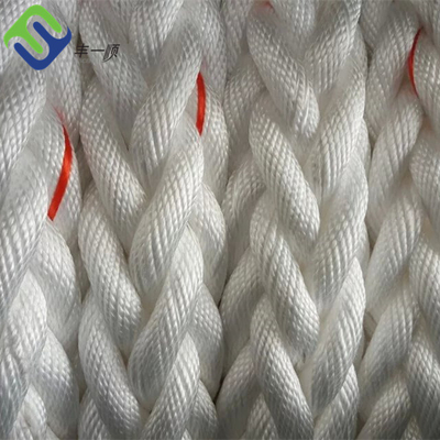 80mmx220m Polyamida de nylon corda trançada com um laço entrelaçado em cada extremidade