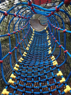 Túnel da corda da combinação do campo de jogos do diâmetro 16mm para o jogo das crianças