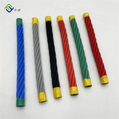 Costa 18mm da corda 6 do campo de jogos da combinação do Multifilament do polipropileno para o montanhista