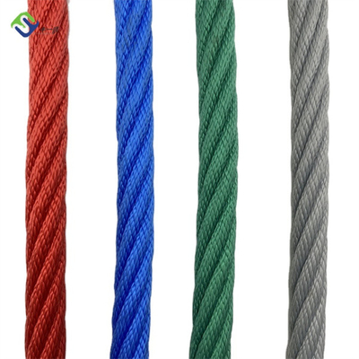 Corda combinada de alta resistência à corrosão 6 fios PP 16 mm para estrutura de escalada